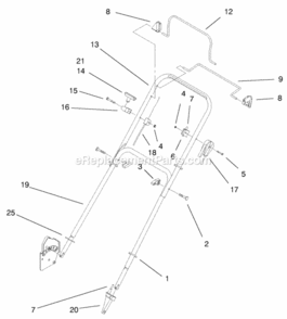 Part Location Diagram of 3296-73 Toro Nut-lock, Ni
